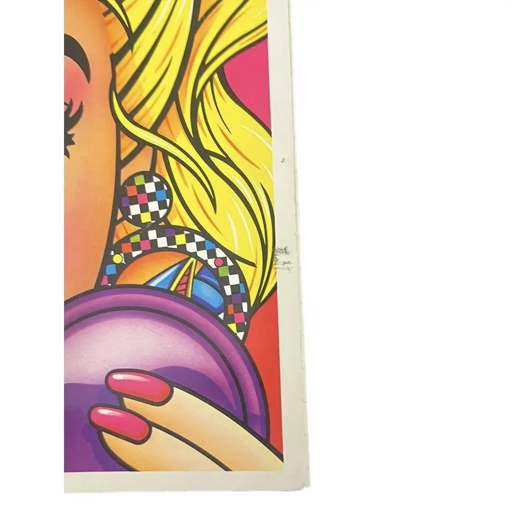 Vtg Lisa Frank I Love To Shop Wireless Paper Notebook Designer Collection 1990